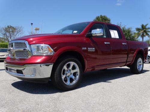 2014 ram 1500 laramie crew cab navigation sunroof only 2,587 miles