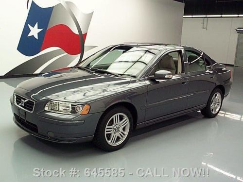 2007 volvo s60 2.5t premium leather sunroof only 75k mi texas direct auto