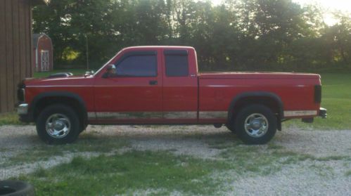 1996 dodge dakota slt extended cab pickup 2-door 5.2l custom!!!!