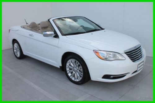 2013 chrysler 200 convertible 12k miles*navigation*heated seats*leather*1owner