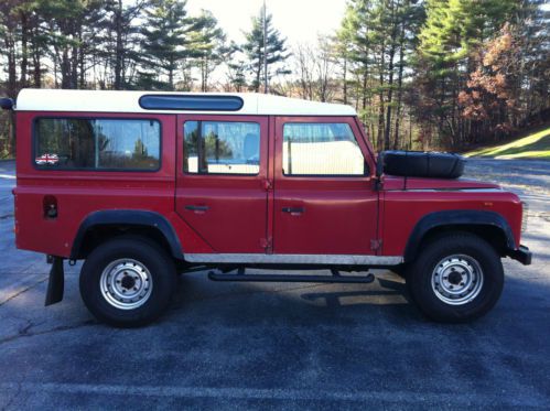 1987 land rover defender 110 - five door, diesel, 5 speed