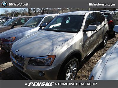 Bmw x3 xdrive28i 4 dr automatic gasoline 2.0l twinpower turbo in-l mineral silve