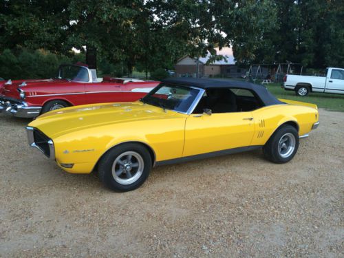 1968 pontiac firebird convertible