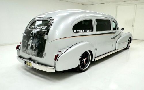 1948 pontiac streamliner silver streak hearse