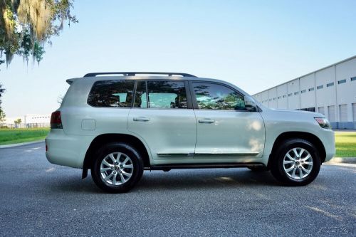 2016 toyota land cruiser white &amp; terra brown low mile clean southern carfax