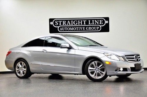 2011 mercedes benz e350 coupe p1 silver navigation