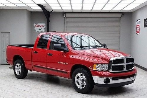 2004 dodge ram 2500 diesel 2wd slt quad cab two wheel drive texas truck