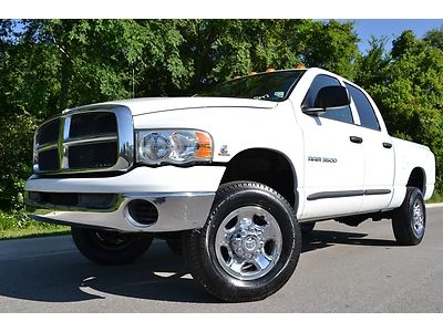 2003 dodge ram 3500 quad cab slt diesel 4x4 rare 6 speed shortbed new tires