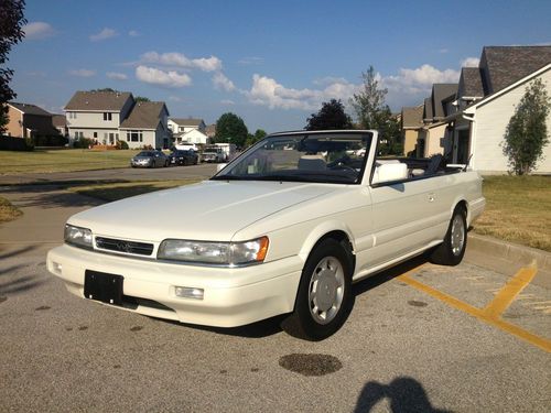 Pearl white 1992 infiniti m30 convertible very clean florida car rare low miles