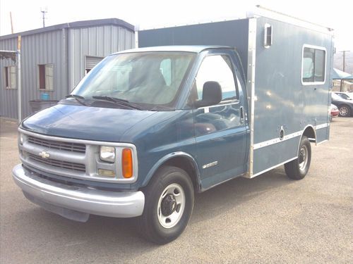 1997 chevrolet express 3500, cargo van 3-door 6.5l diesel..mobile resturant.haul