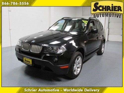 2007 bmw x3 awd black panoramic sunroof pirellis bluetooth