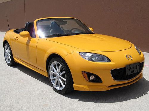 09 mazda mx-5 miata convertible 2.0l grand touring package 6spd manual