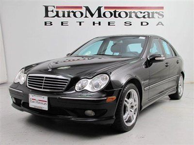 C32 amg 03 sedan black xenon cd benz dealer best deal leather financing local