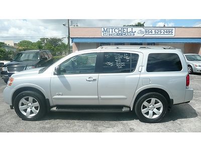 2008 nissan armada le 4wd ffv 1 owner clean car fax 20 inch wheels new tires