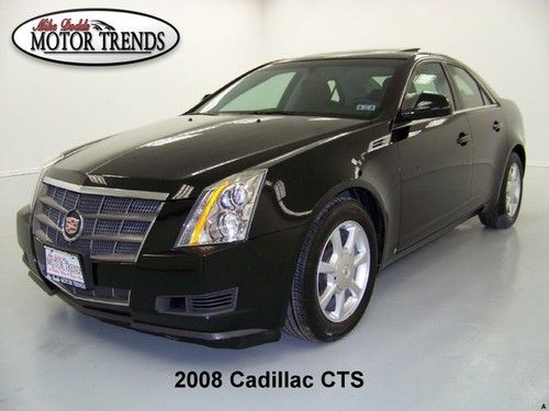 2008 pano sunroof leather bose audio media 3.6 v6 cadillac cts 45k houston