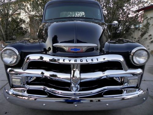 1954 chevy 3100 stepside pickup truck indigo blue1949 1950 1951 1952 1953