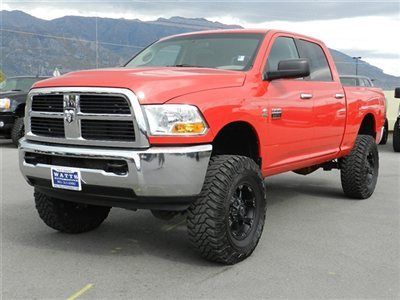 Dodge ram crew cab cummins diesel 4x4 slt custom new lift wheels tires auto tow