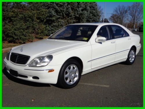 2002 mercedes benz s500 v-8 sedan clean carfax loaded navi 101k mi no reserve