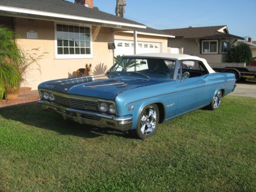 1966 impala ss convertable 396 4 speed