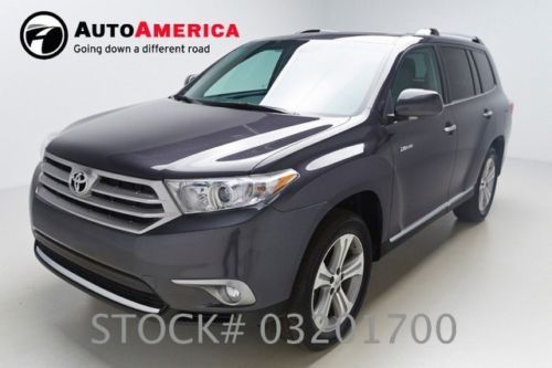 54 miles 2013 toyota highlander limited  sunroof leather 3rd row