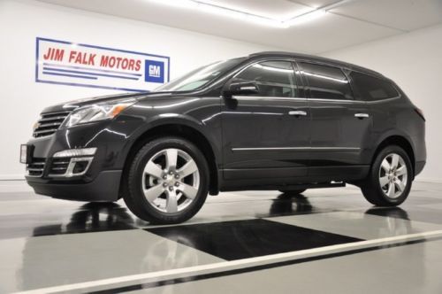 Awd ltz dvd sunroof like new 2013 traverse 7 passenger 4wd cld leather sale 12