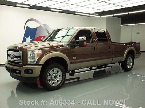 2012 ford f-250 king ranch diesel fx4 4x4 sunroof 58k texas direct auto