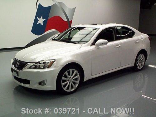 2010 lexus is250 awd/4x4 sunroof nav rear cam 31k miles texas direct auto