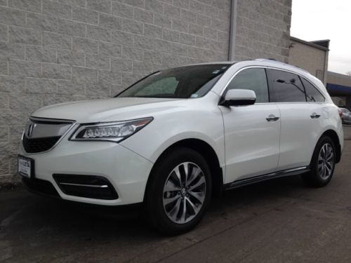 14 acura mdx navigation all wheel drive heated seats touch screen sunroof