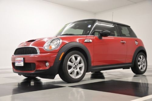 S heated leather power options coupe 2009 2010 2011 red mini cooper