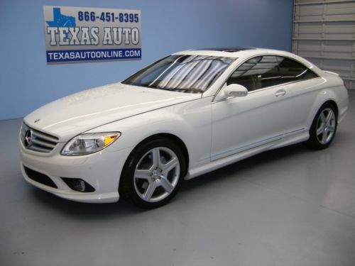 We finance!!!  2007 mercedes-benz cl550 amg roof nav night vision 56k texas auto