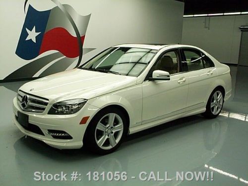 2011 mercedes-benz c300 sport sunroof one owner 26k mi texas direct auto