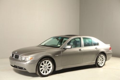 2002 bmw 745i nav sunroof leather heated seats shades keylessgo pdc xenons alloy