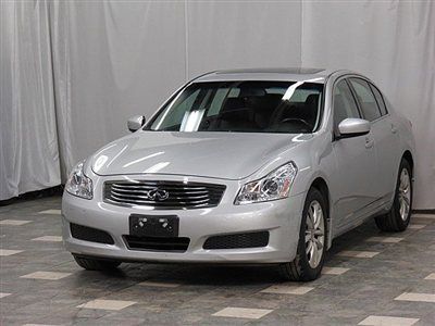 2009 infiniti g37x awd only 30k wrnty htd lthr mroof loaded