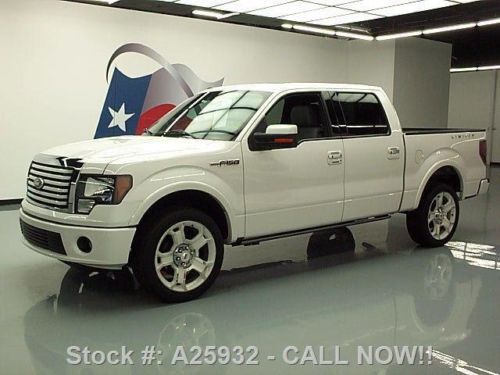 2011 ford f150 ltd crew 4x4 sunroof leather nav 26k mi texas direct auto