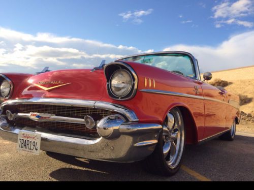 1957 chevrolet bel air convertible hot rod gm 502cl 450 hp