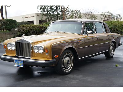 1978 rolls royce silver wraith ll long wheel base two tone leather ac classic *