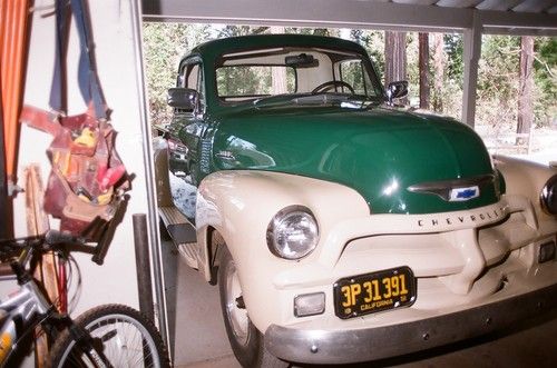 1954 chevy 3 window pick up refurbished to original condition. good driver.solid