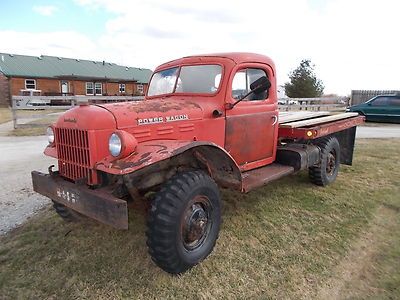 1954 dodge 4x4 power wagon 1 ton, not a dual wheel