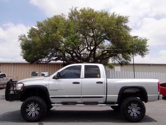 Lifted silver slt big horn 5.9l 4x4 sirius cattleman toyo eagle wheels leather