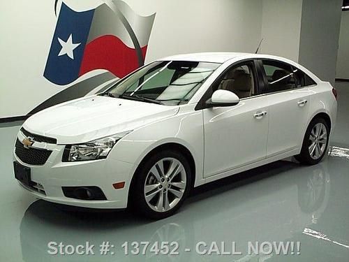 2012 chevy cruze ltz turbocharged heated leather 23k mi texas direct auto