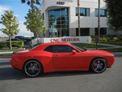 Dodge challenger srt8 srt-8 asanti wide body car from sema 2009 w/ 22 inch rims