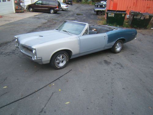 1966 pontiac lemans gto convertable clone