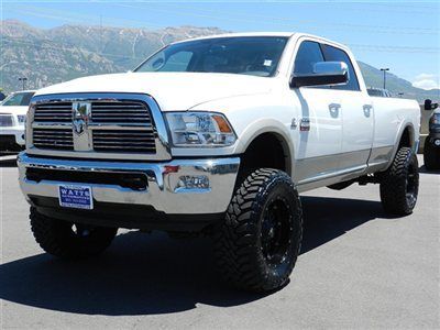 Dodge ram crew cab laramie 4x4 cummins diesel custom lift wheels tires leather