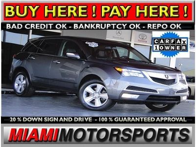 We finance '10 acura suv "1 owner" 4wd navigation backup camera sunroof and more