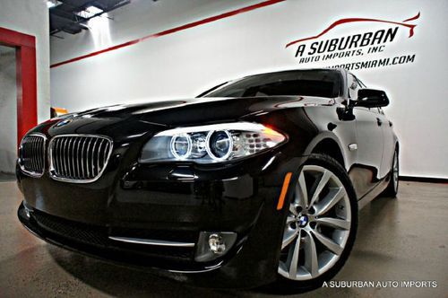 2011 bmw 535i sport pkg navigation brown leather 1 owner clean carfax like new