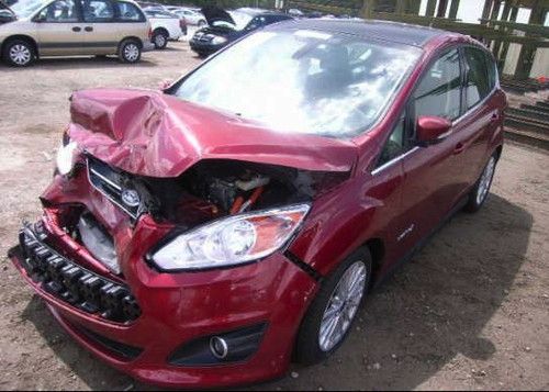 2013 ford c-max hybrid sel navi. pwr gate panoramic roof 202a clear title