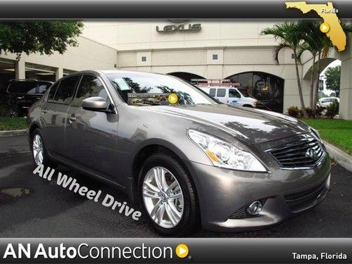 Infiniti g37 x awd sedan with navigation &amp; sunroof