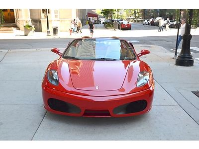 08 f430 spider red/ tan f1 complete car contact chris @ 630-624-3600