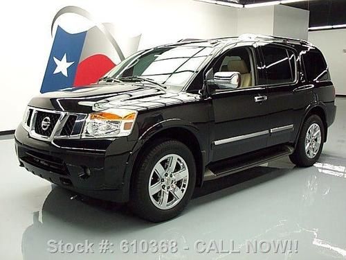 2011 nissan armada platinum 4x4 sunroof nav dvd 26k mi! texas direct auto