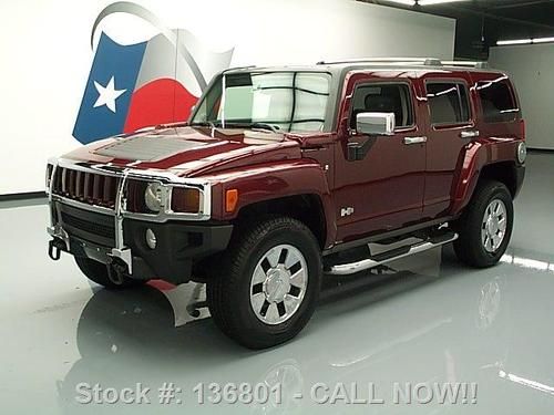 2007 hummer h3 4x4 heated leather sunroof nav dvd 59k texas direct auto